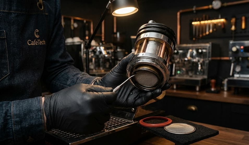 Mantenimiento preventivo de máquina espresso en Bogotá